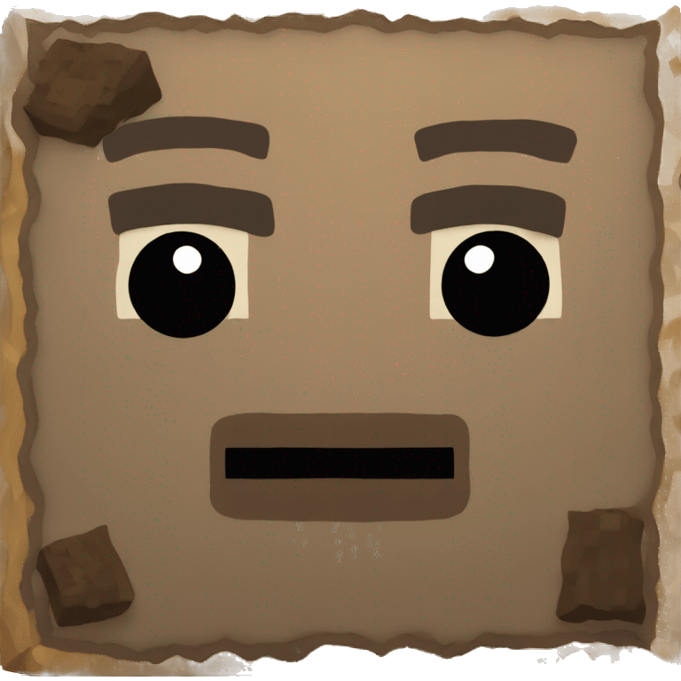 Minecraft dirt block emoji