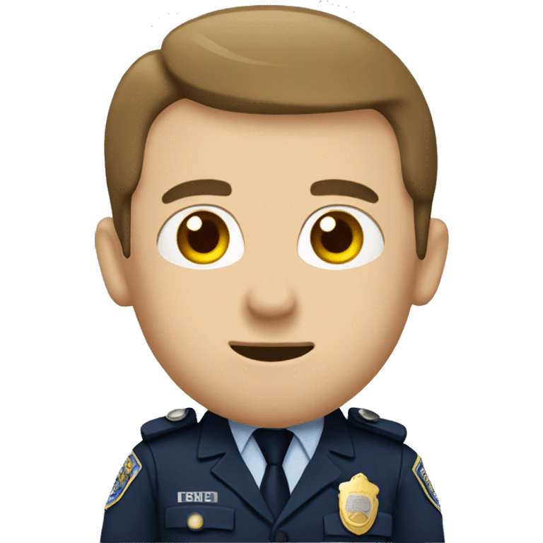 Policemen typing  emoji