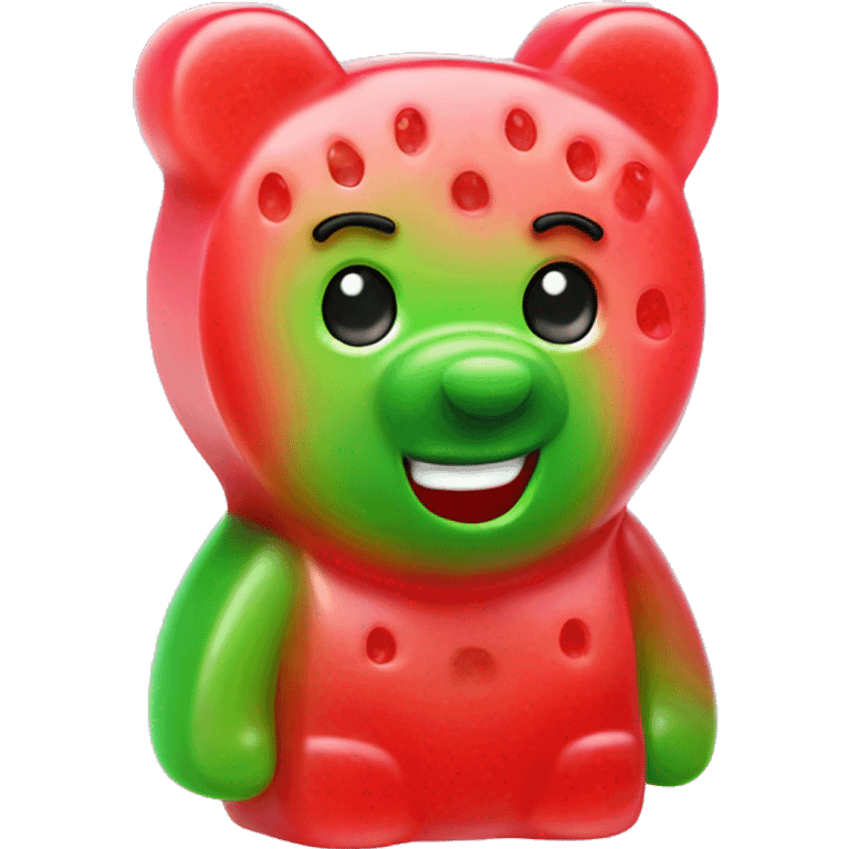 watermelon gummy bear emoji