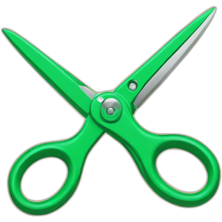 scissors green emoji