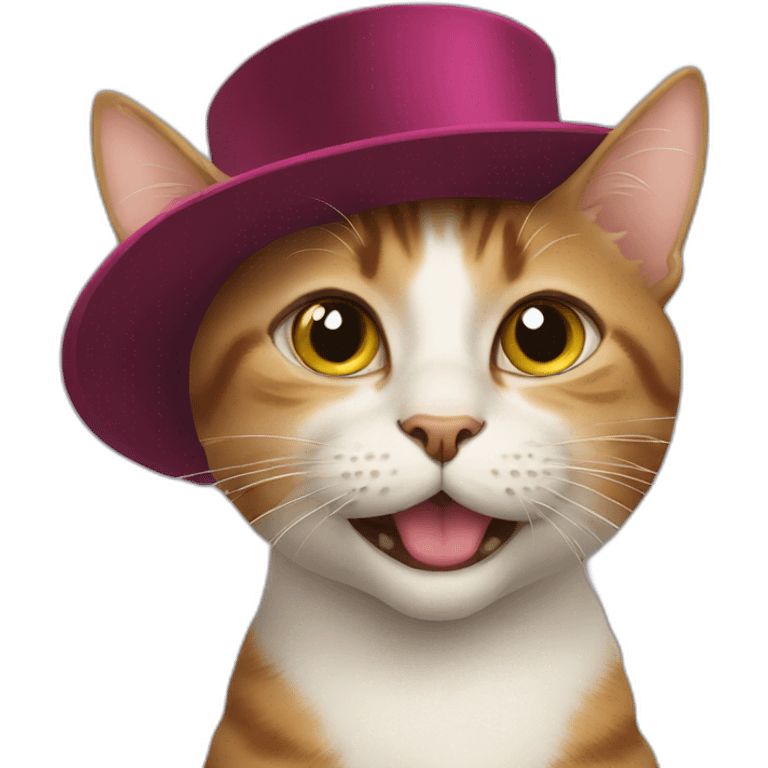 cat at the ascot races emoji