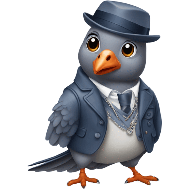 Fashion pigeon  emoji