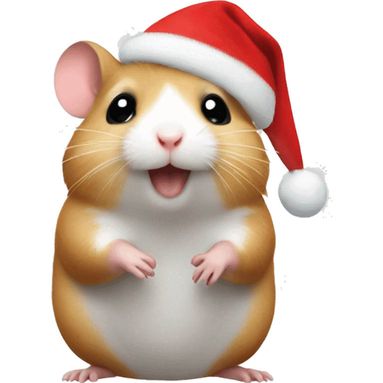 hamster christmas  emoji