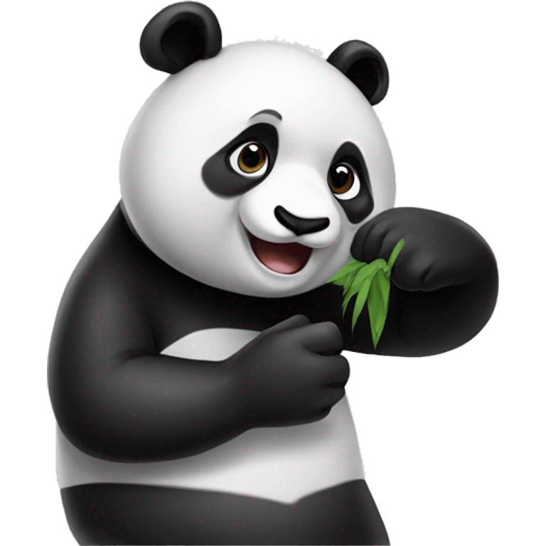 panda kissing his hand emoji