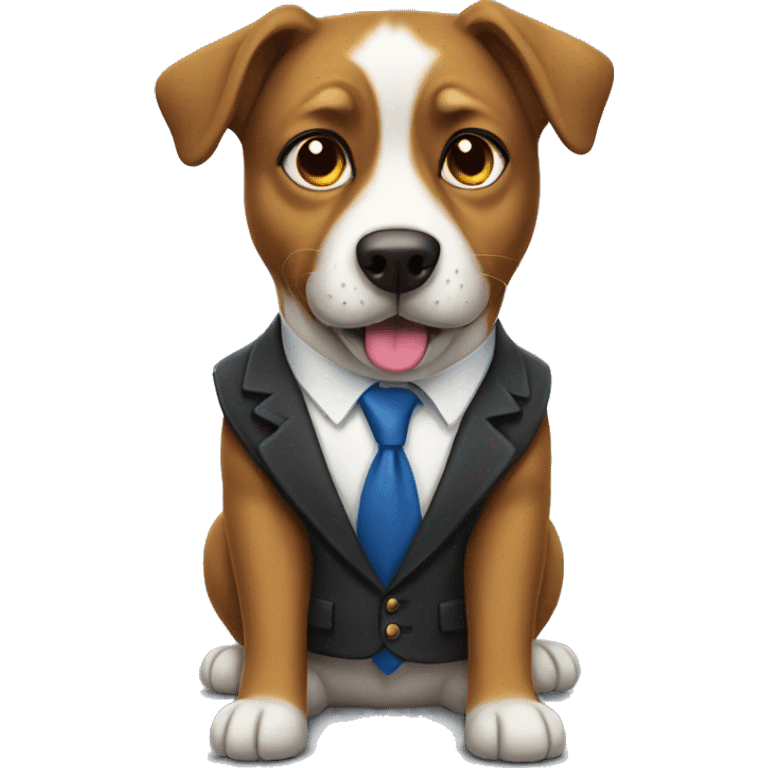 Lawyer dog emoji