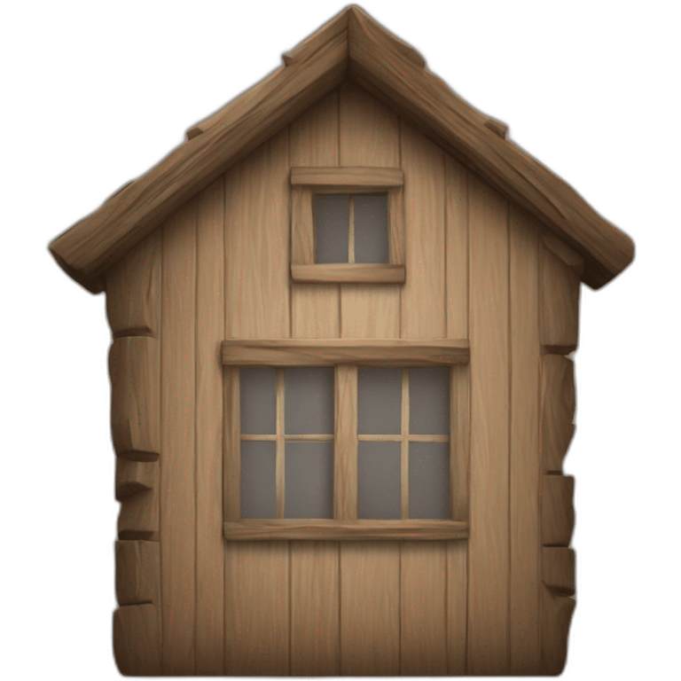 Wood House emoji