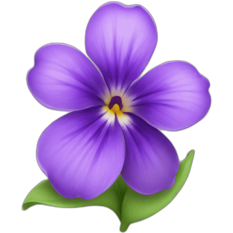 violet flower emoji