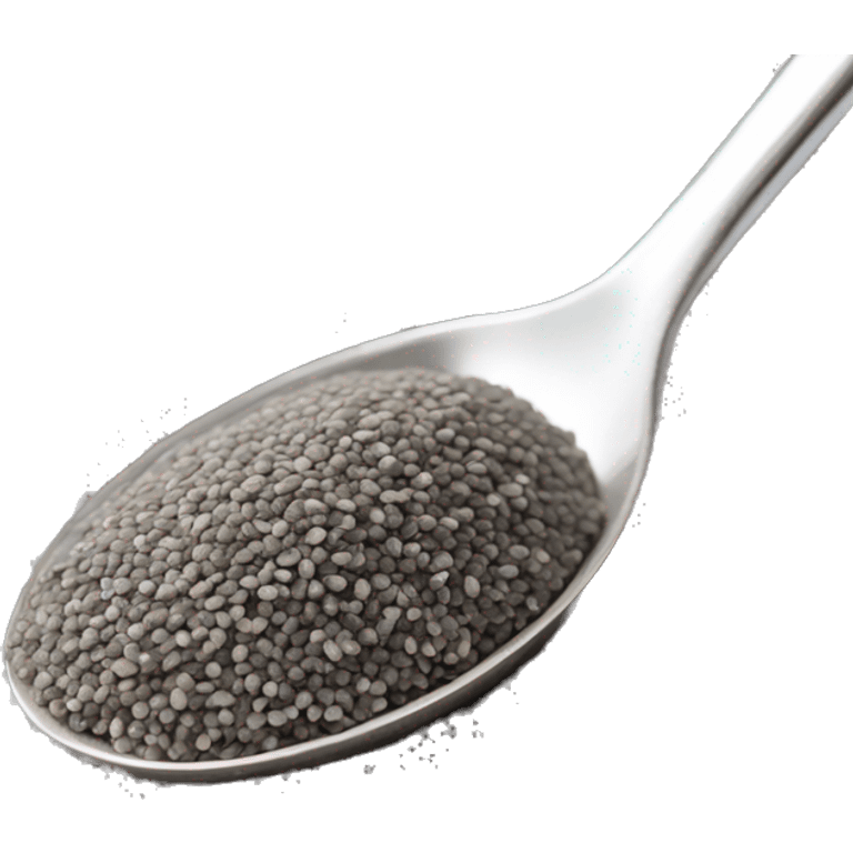 chia seeds in a spoon emoji