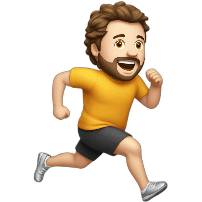 John bradley running emoji