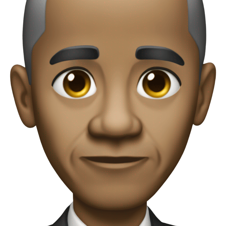 Blank stare Barack Obama  emoji