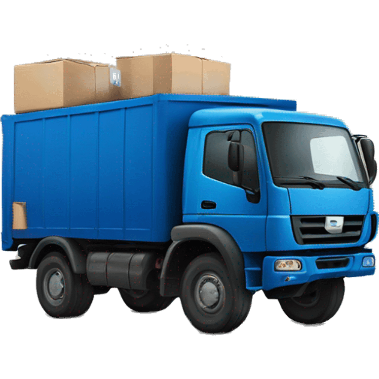 KAMAZ delivering parcels emoji