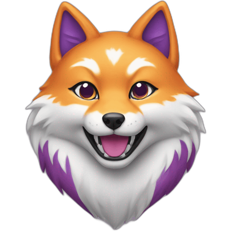 kitsune purple inari emoji