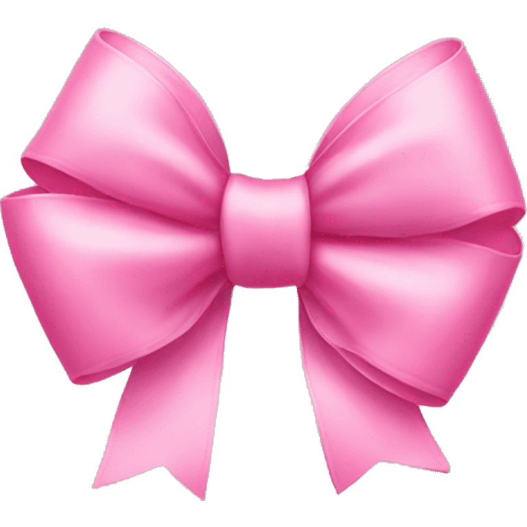 Pink bow with detail emoji