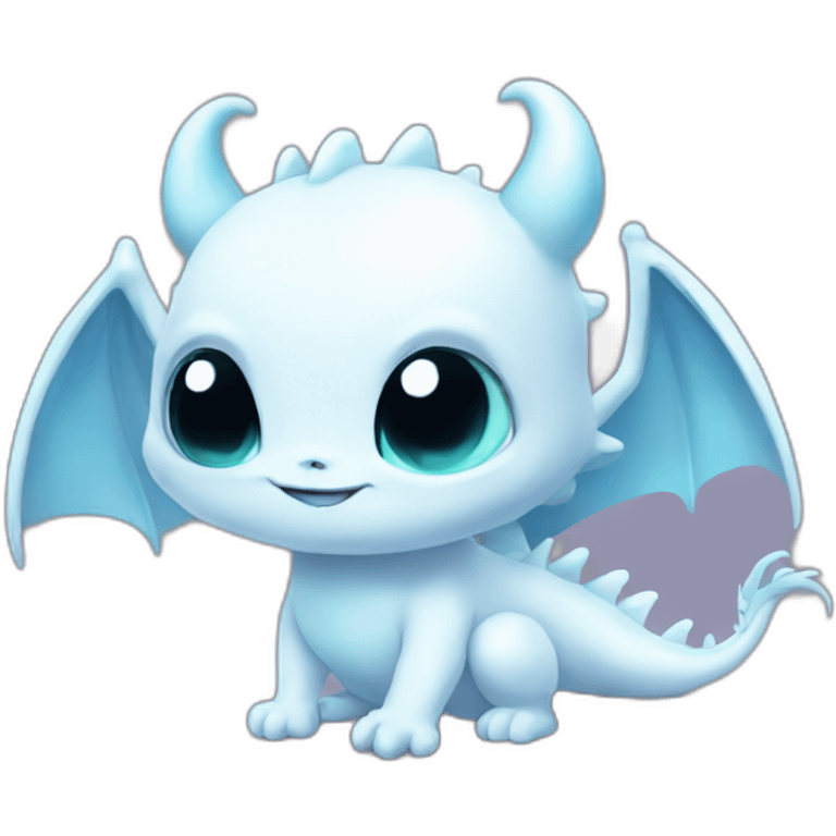 dragon cute baby ghost emoji