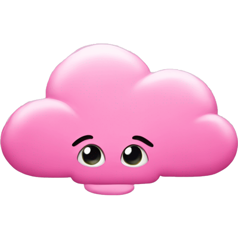 Pink cloud  emoji