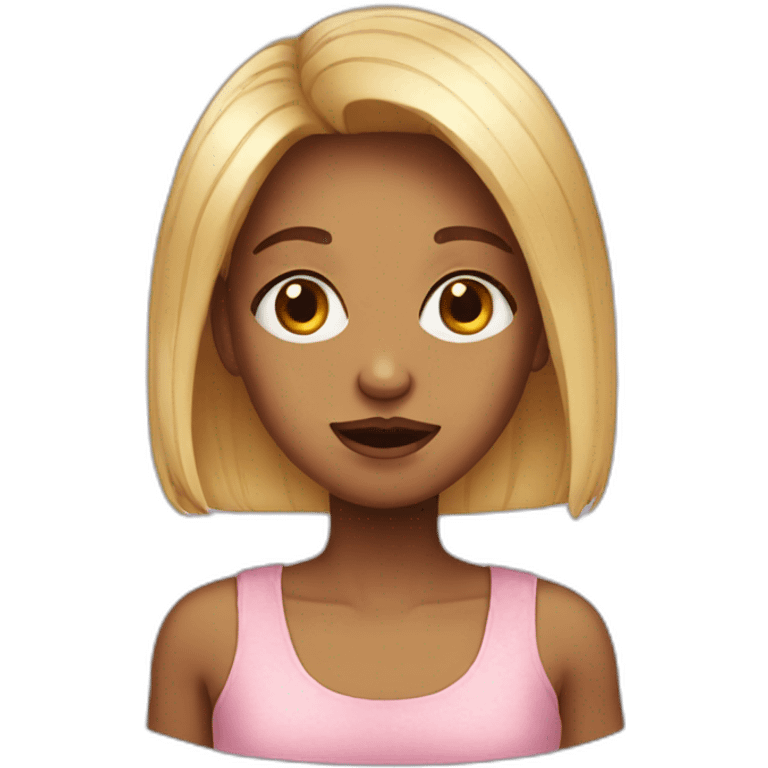 Ugly girl emoji