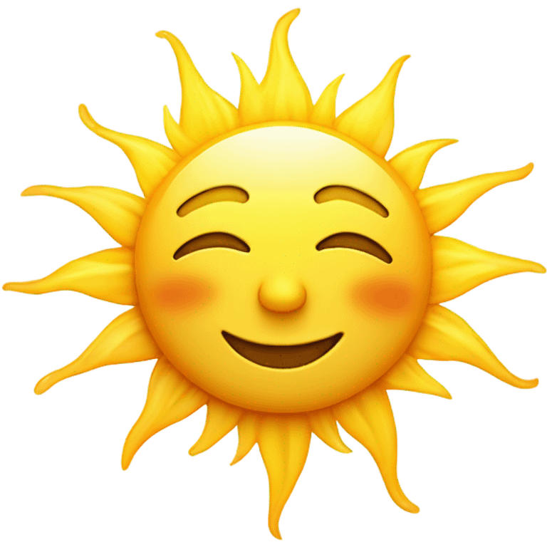 Winking Sun emoji