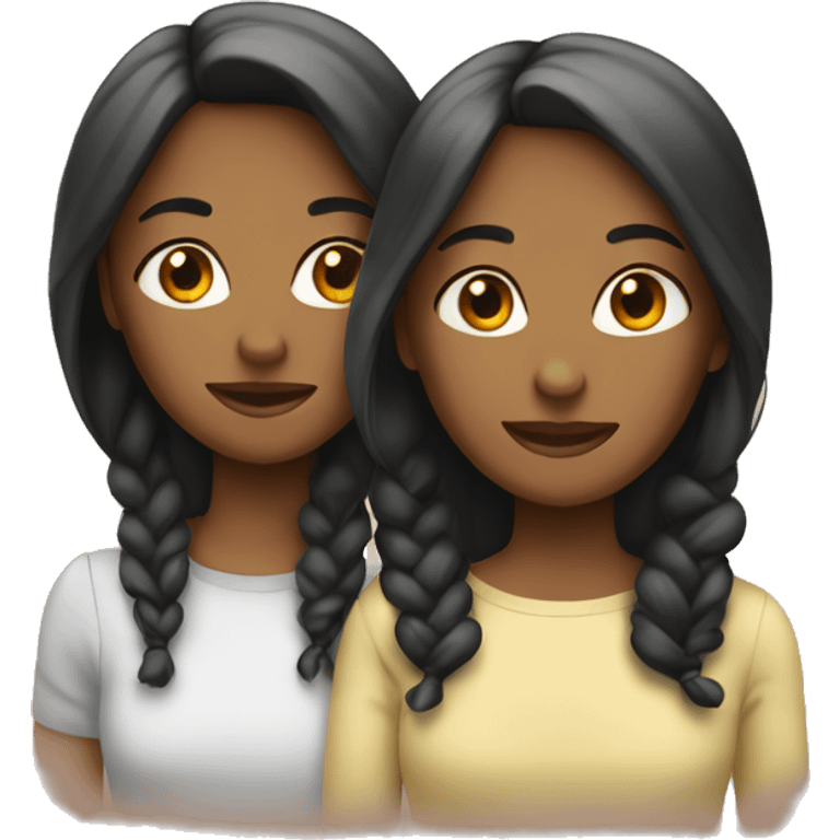 two girl best friends  emoji