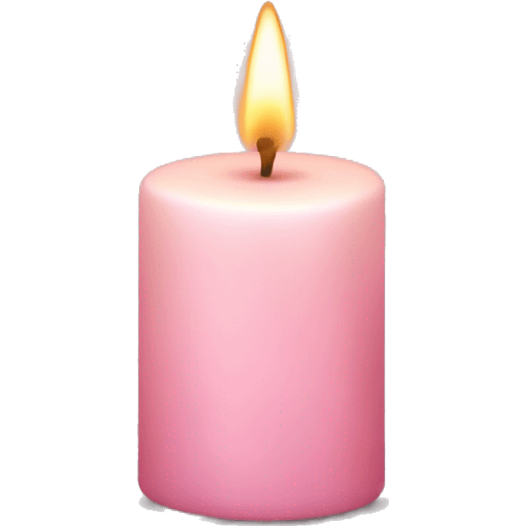 light pink candle emoji