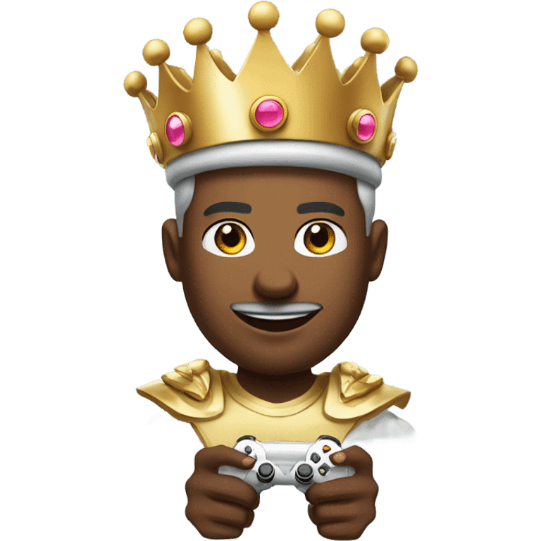 King of gaming  emoji