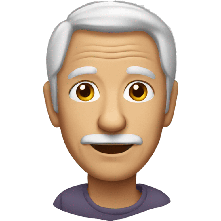 old guy in his 50s emoji