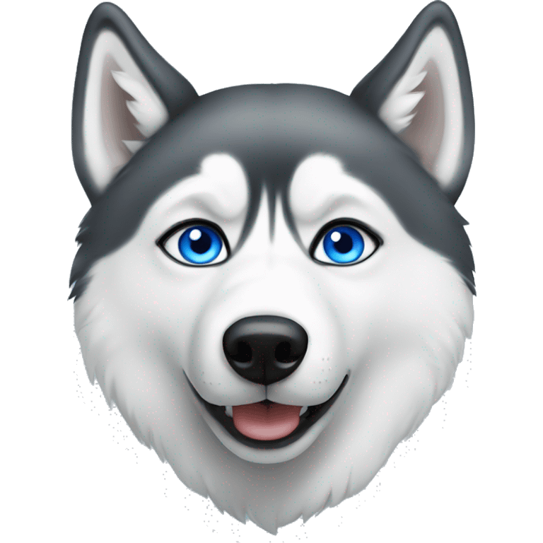 Husky eyes Blue  emoji