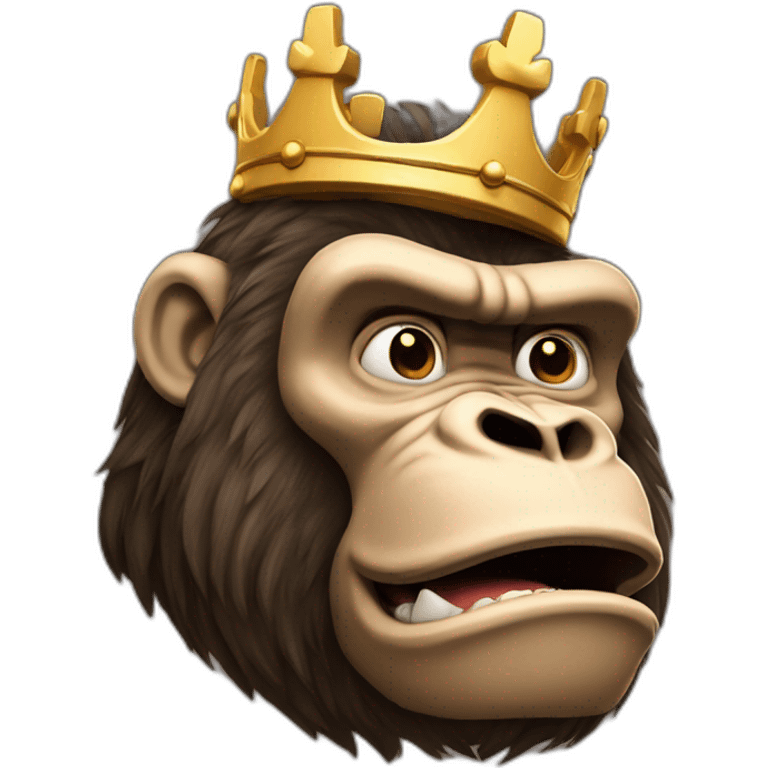 Kong with crown  emoji