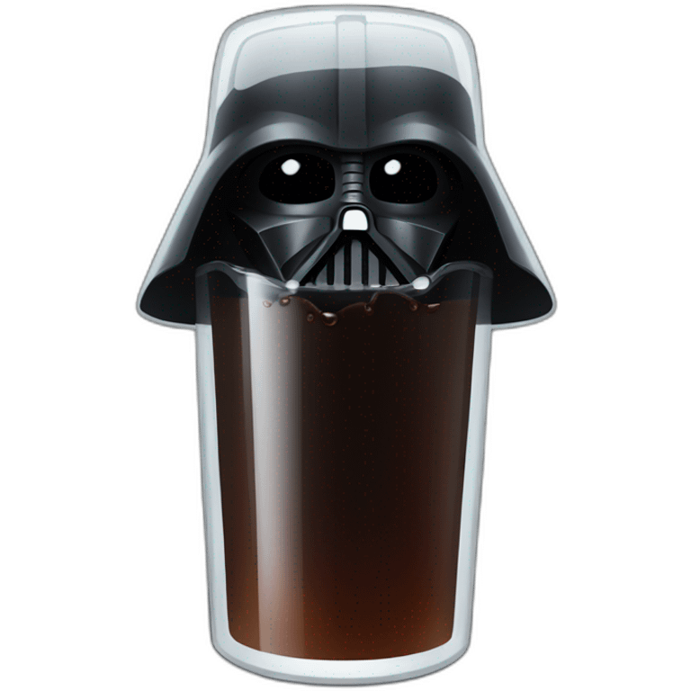 Dark vador drink emoji