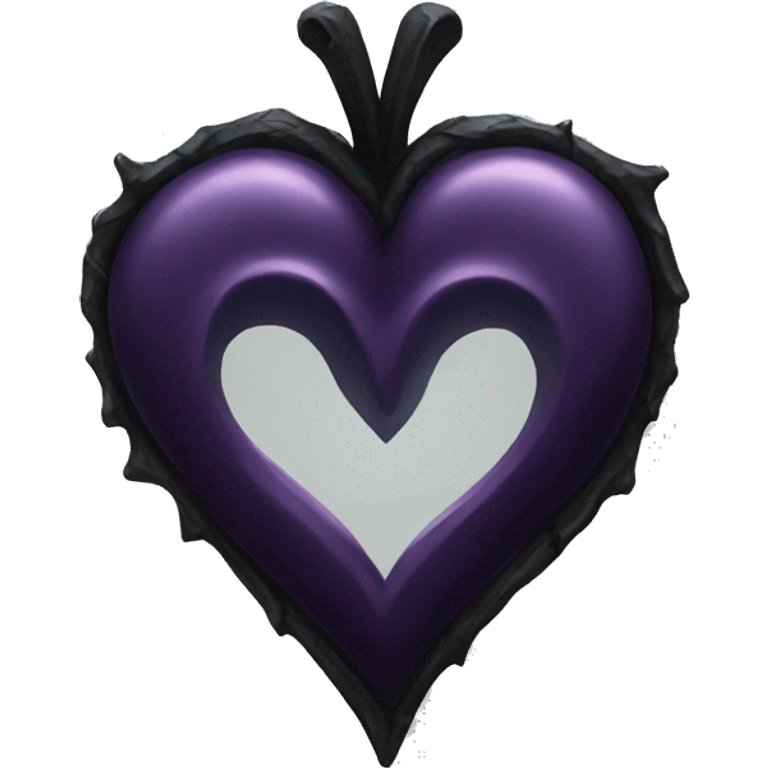 Gothic heart  emoji