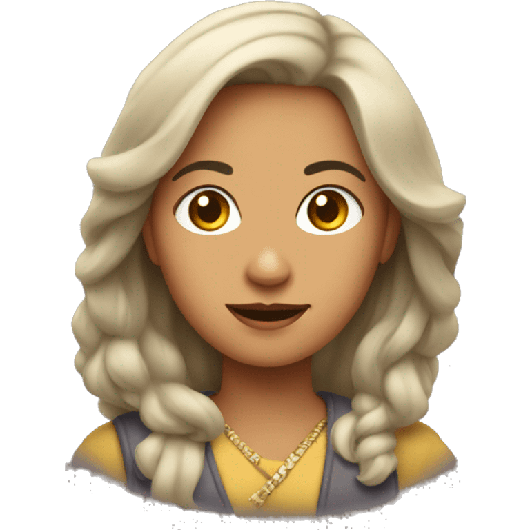 mujer  parada emoji