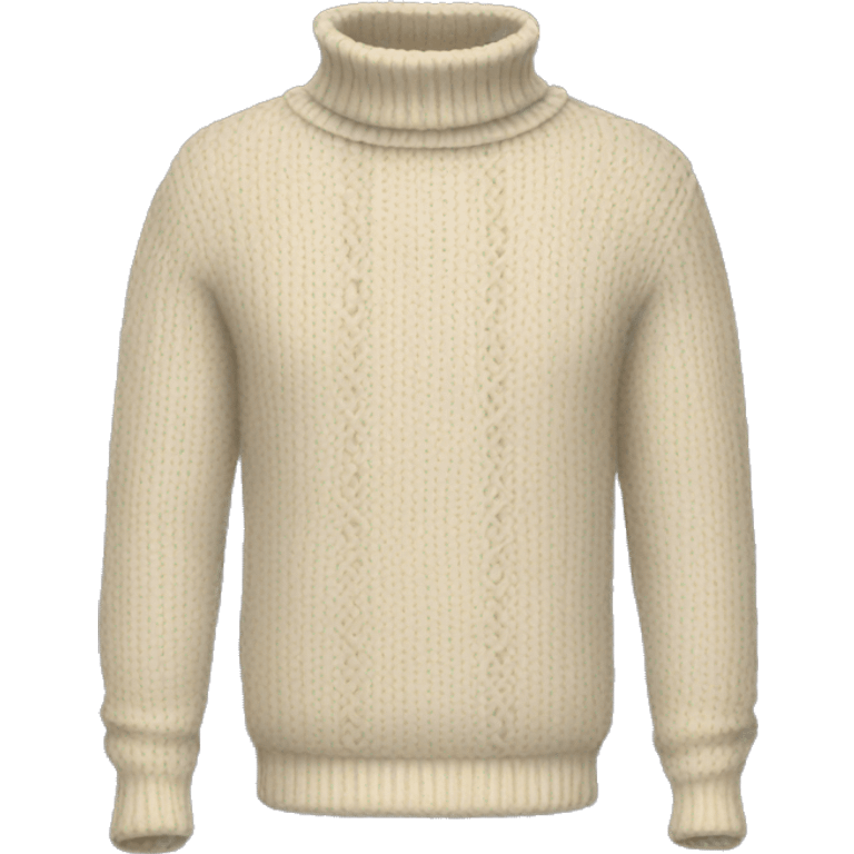 High neck sweater emoji