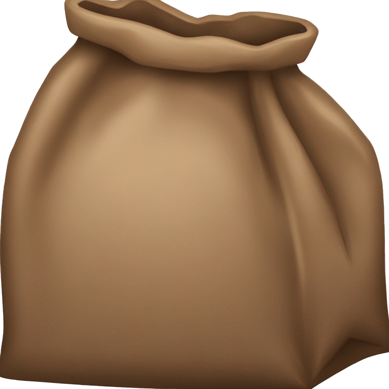 bag of brown soil emoji