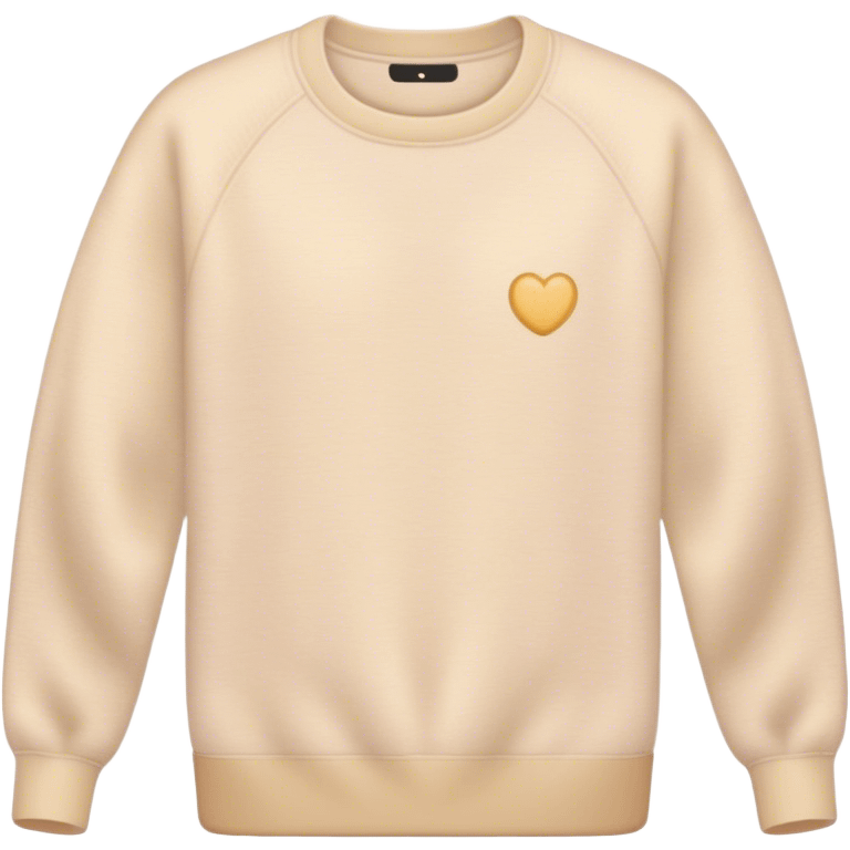 beige pastel sweater  emoji