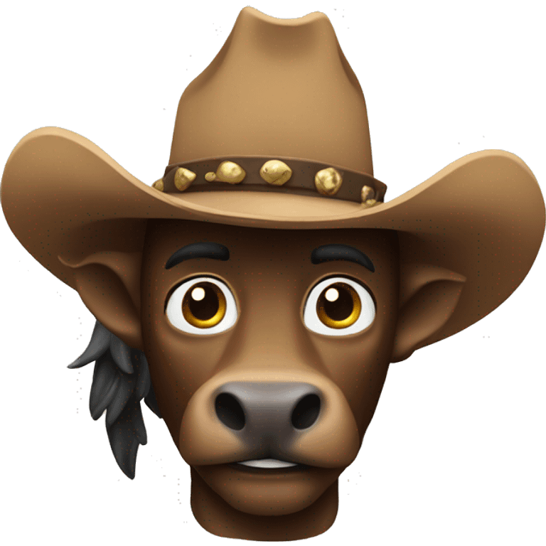 Cowboy bull emoji