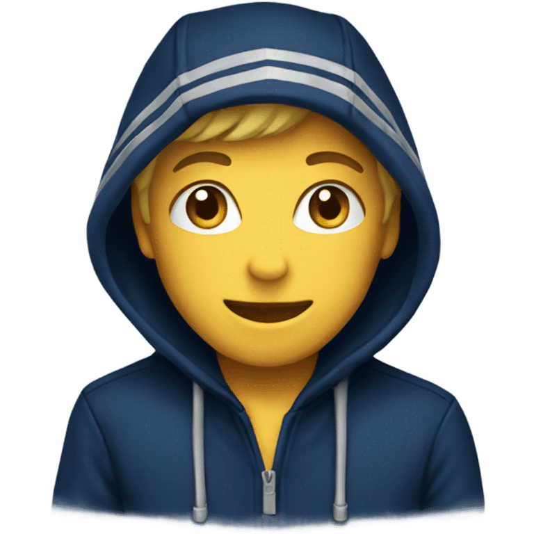 Navy hoodie emoji