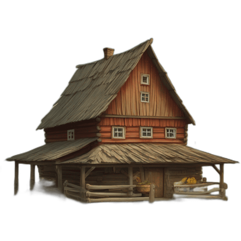 Old latvian farmstead emoji