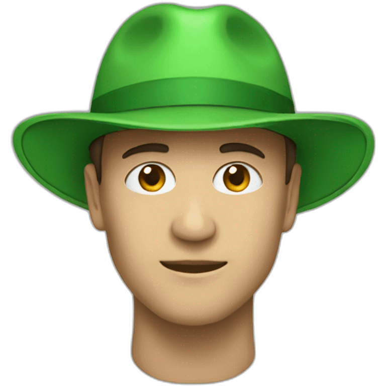 green hat emoji