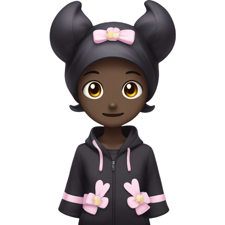 Kuromi with mymelody  emoji