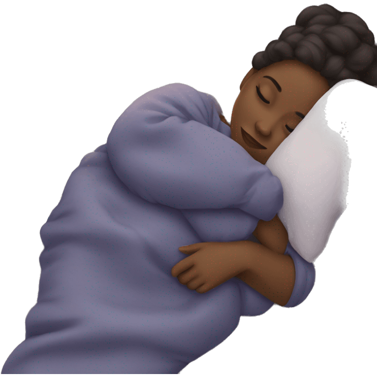 A girl sleeping with dream  emoji