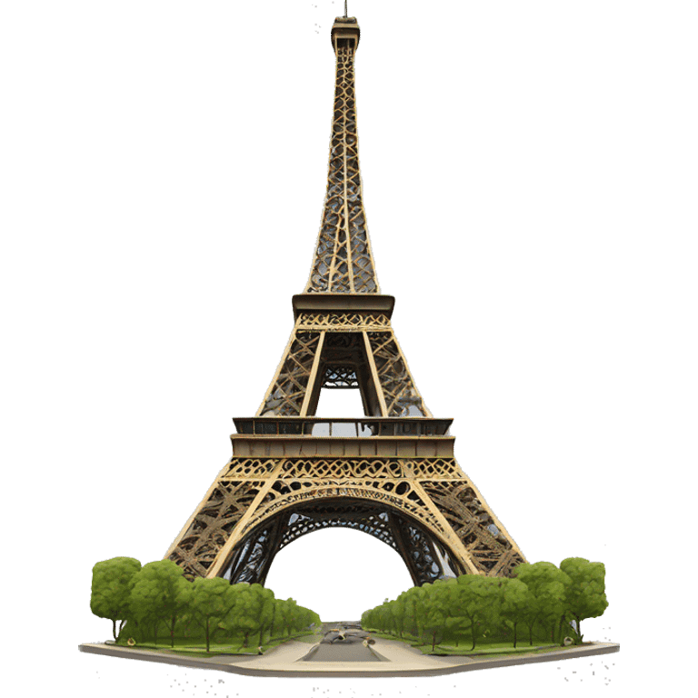 Eiffel tower full tall  emoji