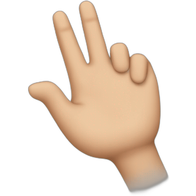 Finger without tip emoji