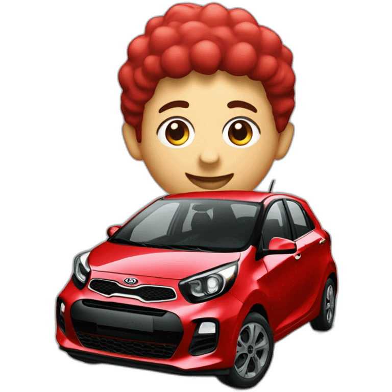 red kia picanto from 2020 emoji