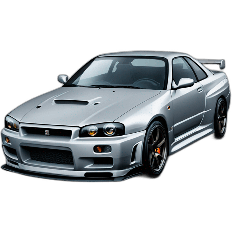 GTR R34 skyline  emoji