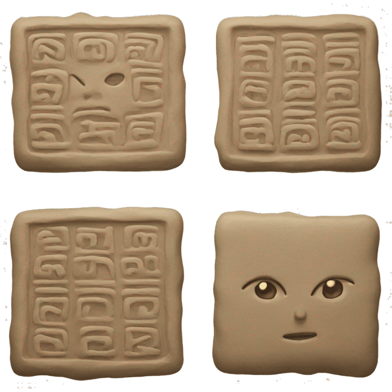 clay tablet emoji