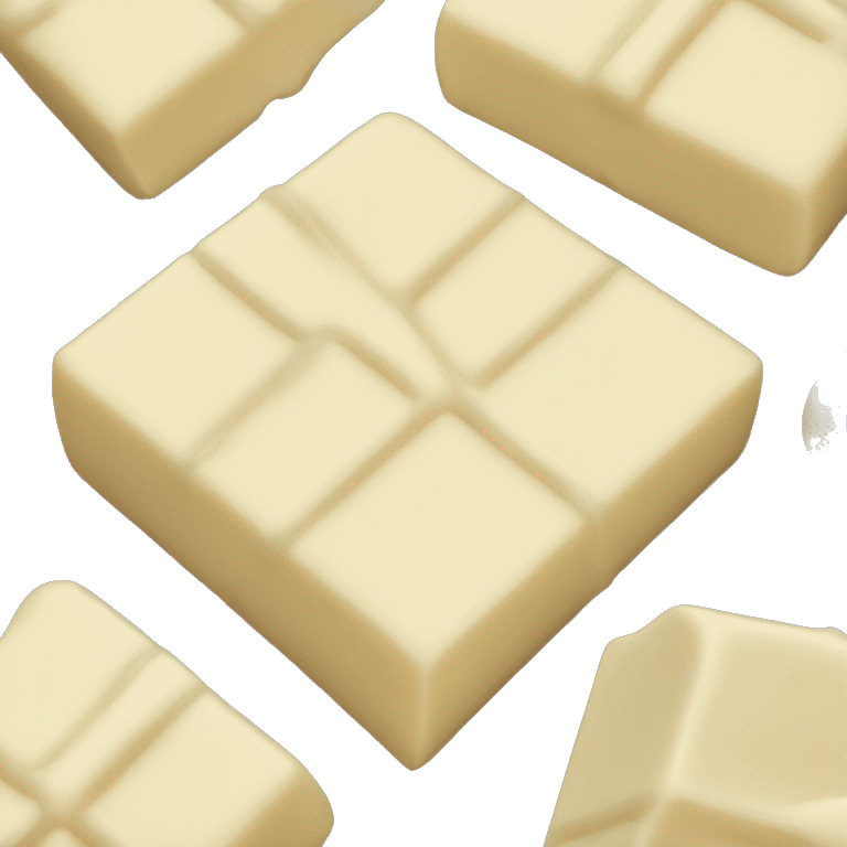 White chocolate emoji