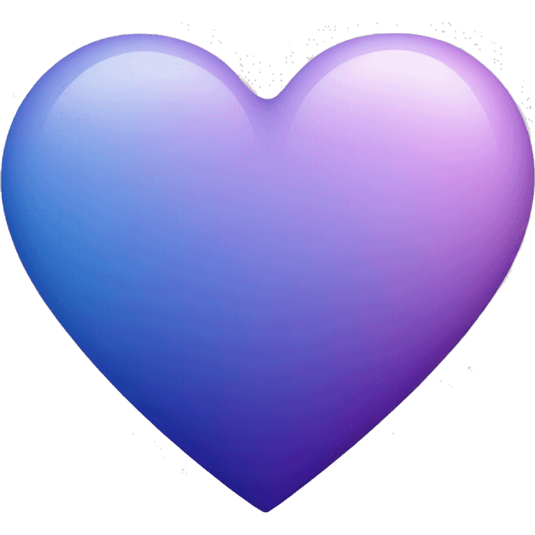 Lilac-violet-indigo-blue-gradient heart emoji