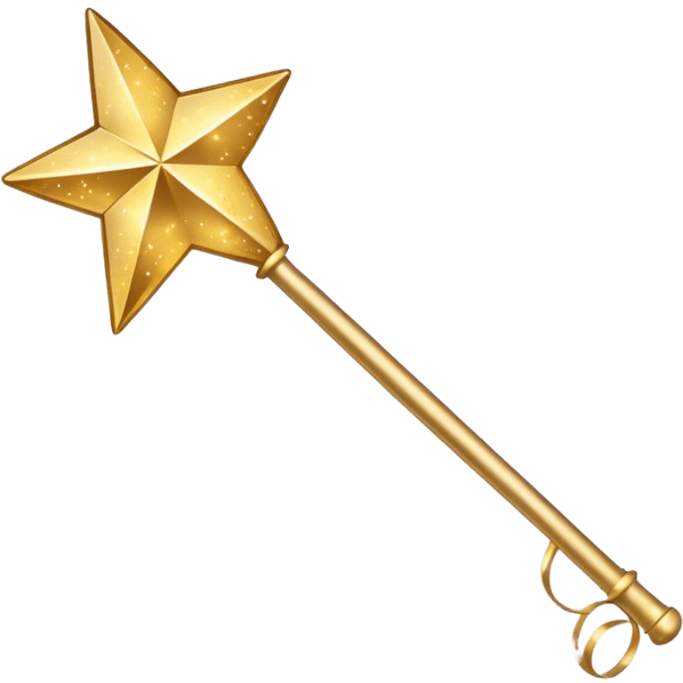 magic wand with sparkles emoji