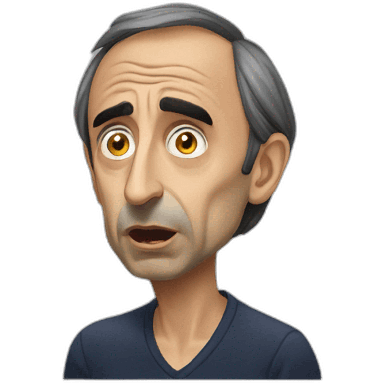 Éric zemmour scared  emoji