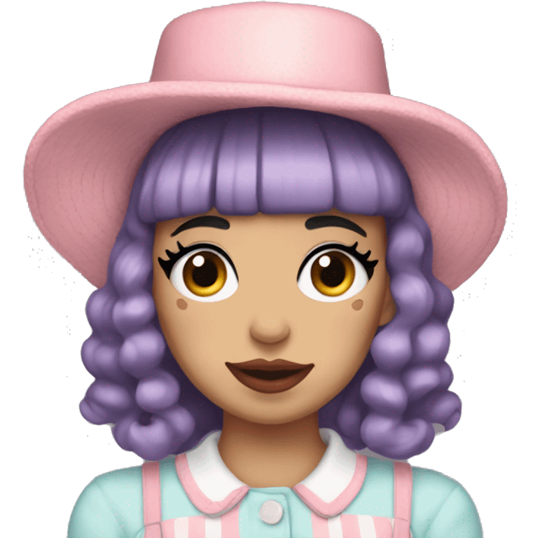 Melanie Martinez with a hat on emoji