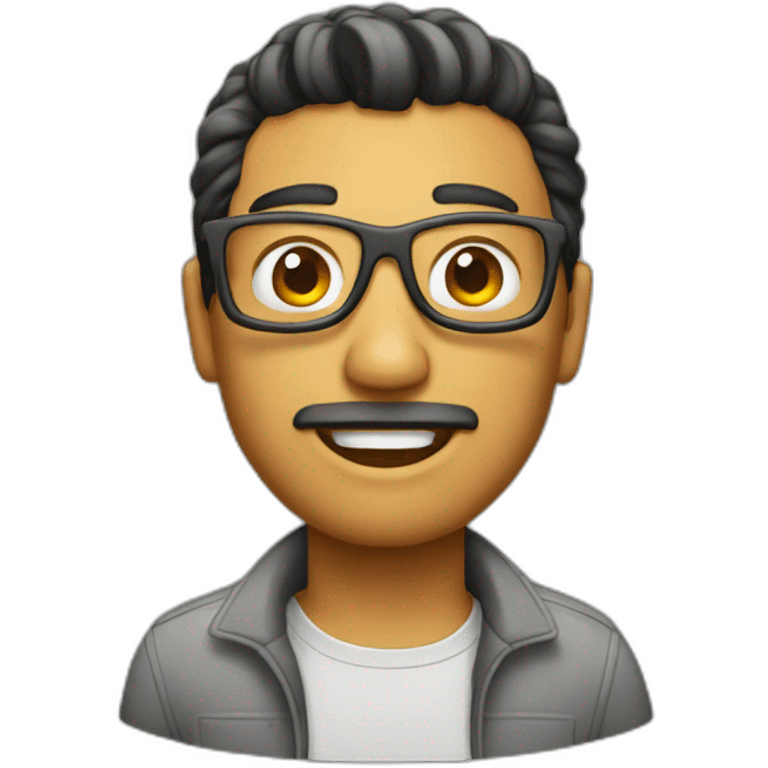 Developer with a mac emoji